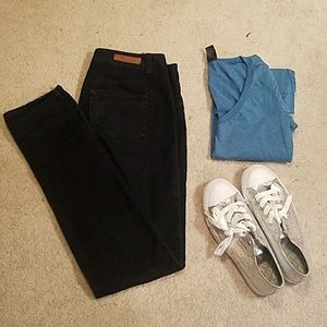 American Rag Ultra-Low Rise Curvy Fit Jeans